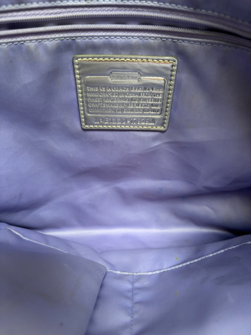 Coach Multicolor Poppy Canvas Tote - Pink, Purple & Teal Accents /great price - Picture 5 of 16